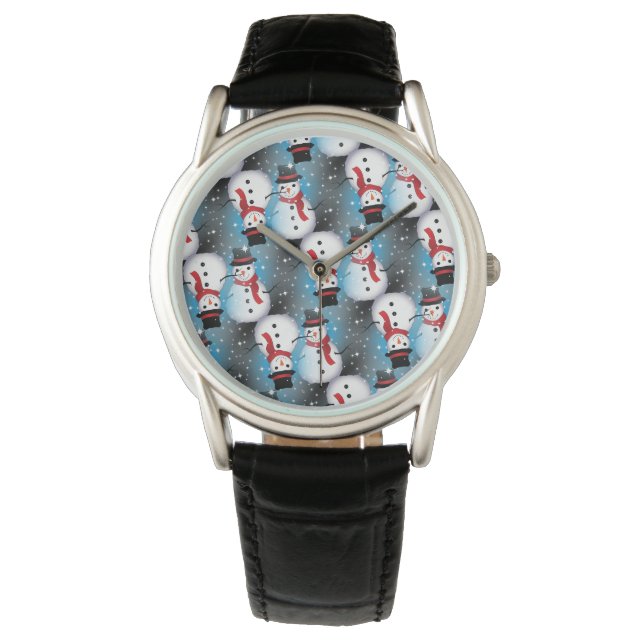 Snowman/Starry Blue Watch (Front)