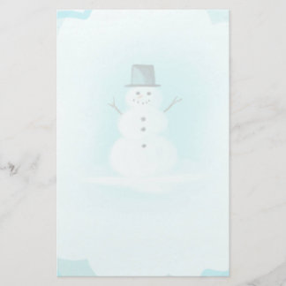 Snowman Stationery