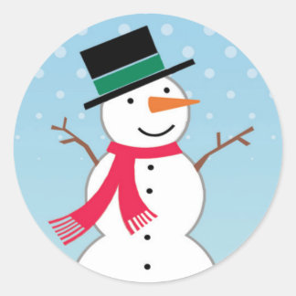 Snowman Sticker