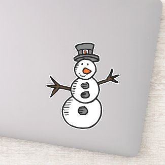 Snowman Sticker