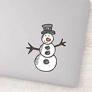 Snowman Sticker