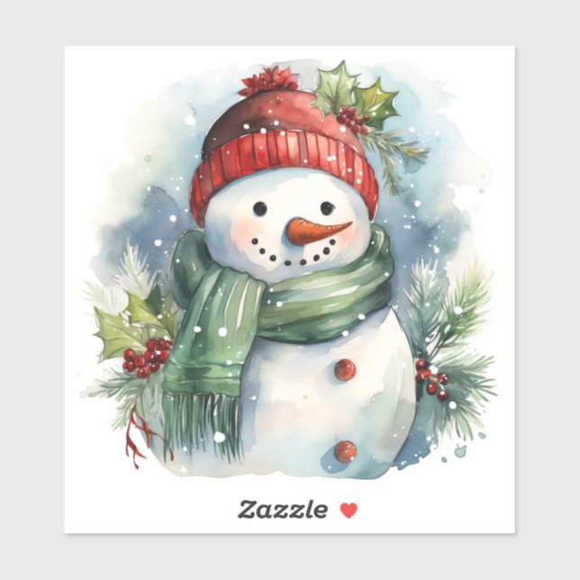 Snowman Sticker (Sheet)