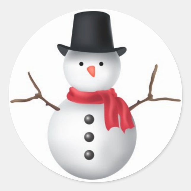 Snowman Stickers (Front)