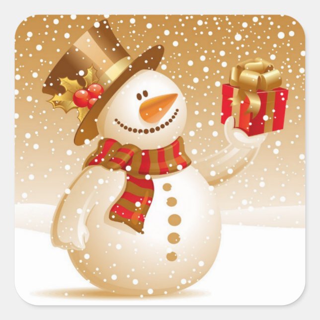 Snowman Stickers (Front)