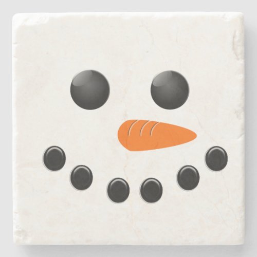 Snowman Stone Coaster