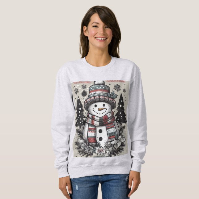 Snowman Sweatshirt (Front Full)