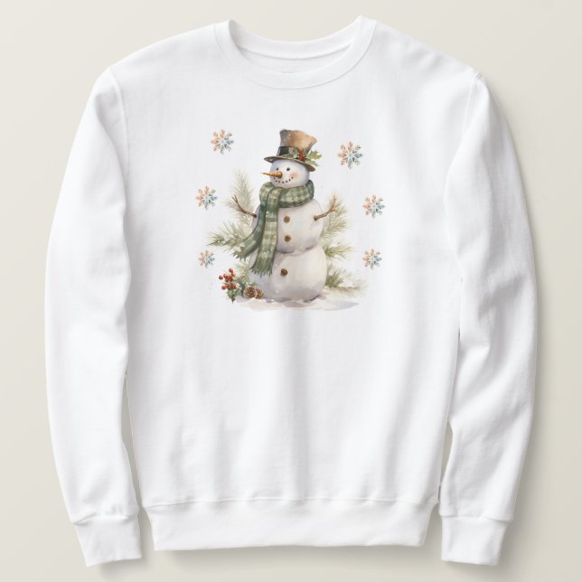Snowman Sweatshirt (Design Front)