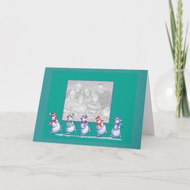 Snowman Template Card (Front)