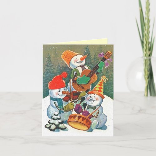 Snowman Thank You Card