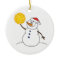 Snowman Throwing Water Polo Ball 