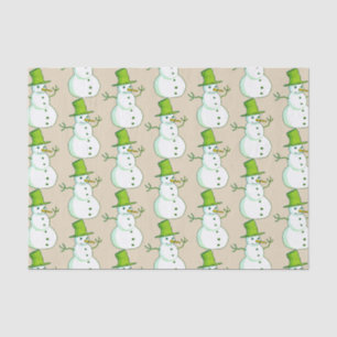 Snowman Tissue Paper