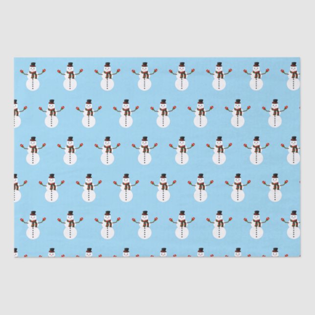 snowman tissue paper (Front)