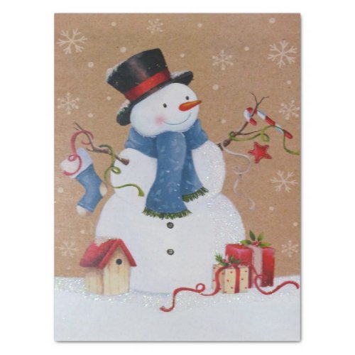 Snowman Tissue Paper