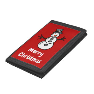 Snowman Trifold Wallet