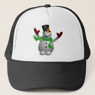 Snowman Trucker Hat
