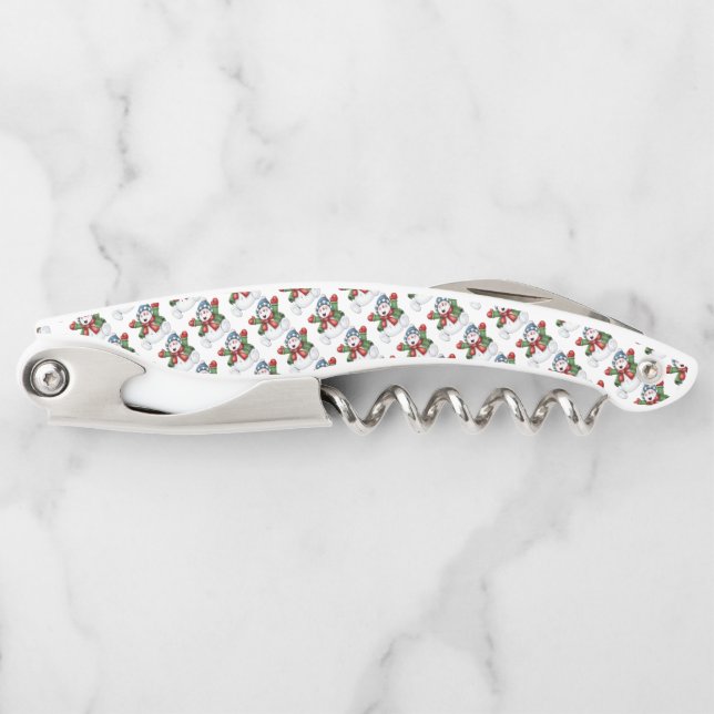 Snowman Waiter's Corkscrew (Front)