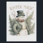 Snowman Watercolor Winter Christmas Tissue Paper<br><div class="desc">Snowman Watercolor Winter Christmas</div>