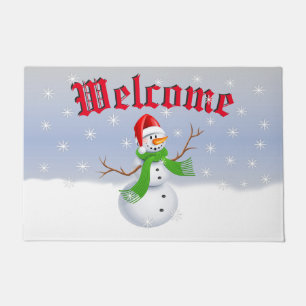 Snowman Welcome Doormat