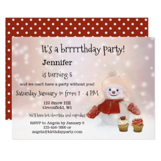 kids winter birthday party invitations design blog