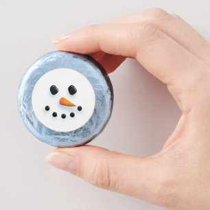 Snowman Winter Holiday Dipped Oreo Cookie Favors