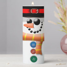 Snowman, Winter, Holidays Candles Decoration