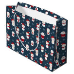 Snowman Winter Large Gift Bag