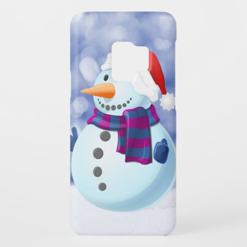 Snowman Winter Merry Christmas Snow Case_Mate Samsung Galaxy S9 Case