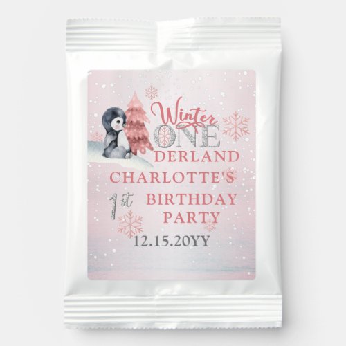 Snowman Winter ONEderland 1st Birthday Hot Chocolate Drink Mix