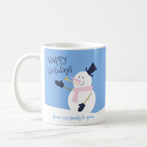 Snowman Winter Personalized Coffee Mug