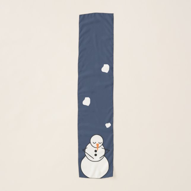 Snowman Winter Scarf (Front)