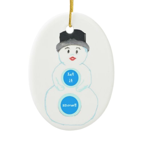 Snowman Winter Wonderland Ornament