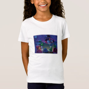 Snowman Wintertime Reading Art T-Shirt