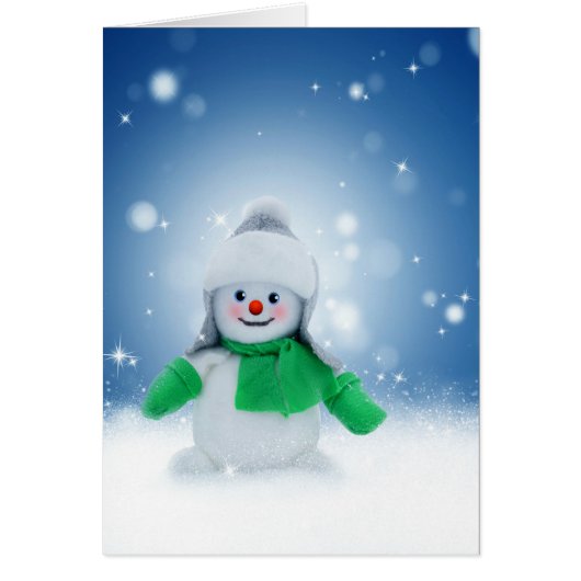 Snowman Wishes Cards (Front)