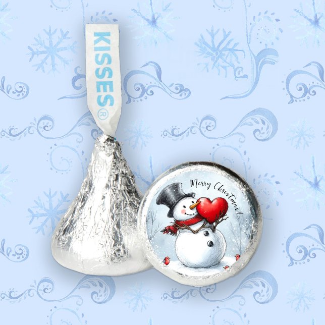 Snowman with a Big Heart  Hershey®'s Kisses® (Creator Uploaded)