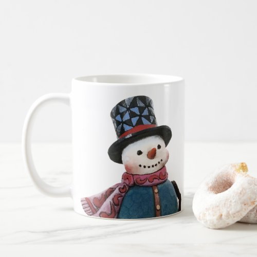 Snowman with Custom Message Mug