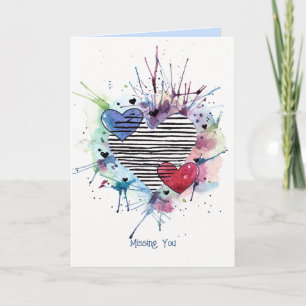 Snowman With Gifts In Watercolor Card