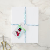 Snowman with Hat and Cane Gift Tags (With Twine)