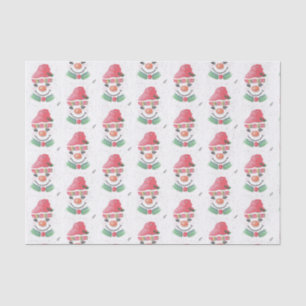 Snowman with Red Cap Tissue Paper