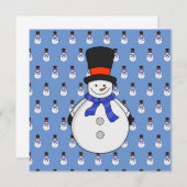 Snowman with top hat (Front/Back)