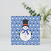 Snowman with top hat (Standing Front)