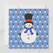 Snowman with top hat (Front)
