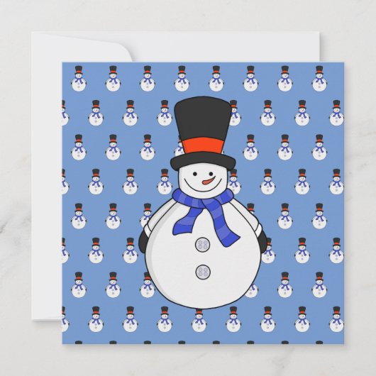 Snowman with top hat (Front)