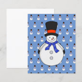 Snowman with top hat (Front/Back)