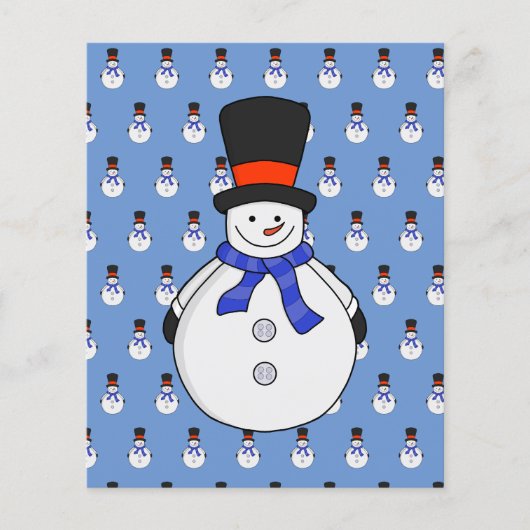 Snowman with top hat (Front)