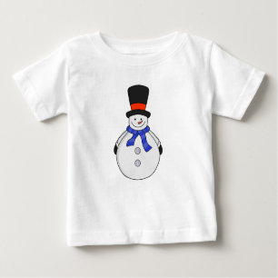 Snowman with top hat