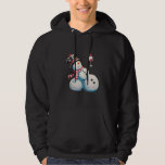 Snowman With Wine Christmas Funny Xmas Gift Hoodie<br><div class="desc">Snowman With Wine Christmas Funny Xmas Gift</div>
