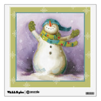 Snowman with Winter Mittens