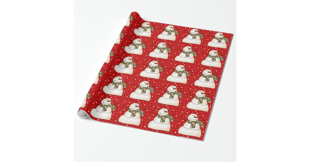 Volleyball and Santa Clause Red & Green Christmas Wrapping Paper, Zazzle