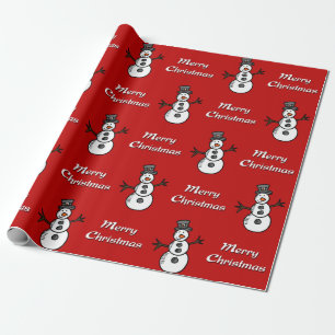 Snowman Wrapping Paper