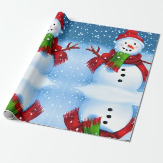 Snowman Wrapping Paper